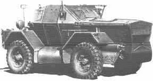 Profile and rear view of a Lynx Scout Car