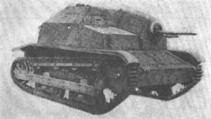 TKS armed with the 7,92 mm Hotchkiss wz. 25 machine gun