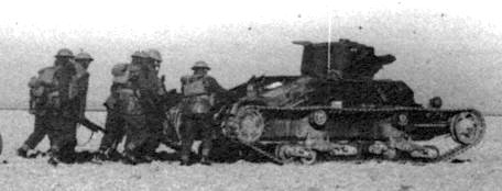 Matilda I with British infantry